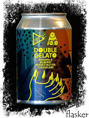 Funky Fluid/Omnipollo Double Gelato: Banana & Bilberry Peanut Butter Cheesecake 330ml