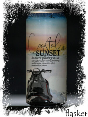 Coastal Sunset v3: Red Raspberry, Blueberry, Tart Cherry, Plum, Cinnamon, Vanilla Beans, Marshmallow Creme 473 ml (банка)