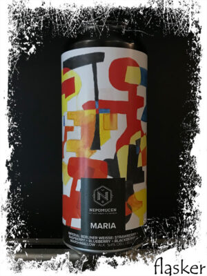 Browar Nepomucen - MARIA, Imperial Berliner Weisse: Strawberry, Raspberry, Blueberry, Blackberry, Marshmallow, 5,4% 500ml (банка)