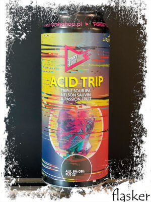Funky Fluid - ACID TRIP NELSON SAUVIN, Triple Sour Ipa &Passion Fruit, 8%, 500 ml (банка)