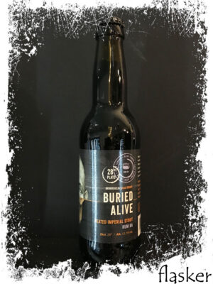 Brokreacja - BURIED ALIVE RUM, Peated Imperial Stout RUM Barrel Aged 2018 11,1% 0,33l