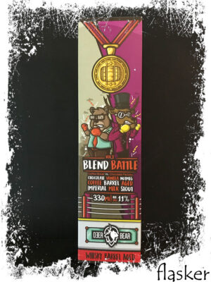 Deer Bear - BLEND BATTLE vol.2, Whisky BA, Chocolate & Vanilia & Nutmeg & Coffee Imperial Milk Stout 10% 330ml