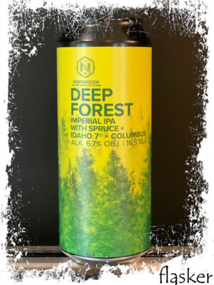 Nepomucen - DEEP FOREST, Imperial IPA Spruce & Idaho 7 & Columbus 6,7% 500ml (банка)