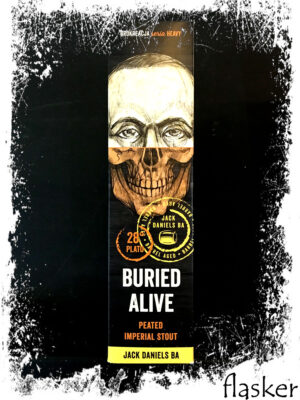 Brokreacja - BURIED ALIVE Peated Imperial Stout JACK DANIELS BA 10,9% 0,33l