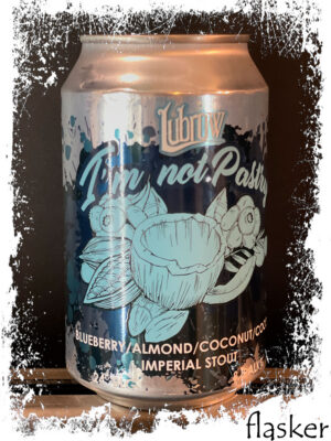 LUBROW - I'M NOT PASTRY BLUE, Bluebererry, Almond, Coconut, Cocoa IS, 8,8% 330ml  (банка)