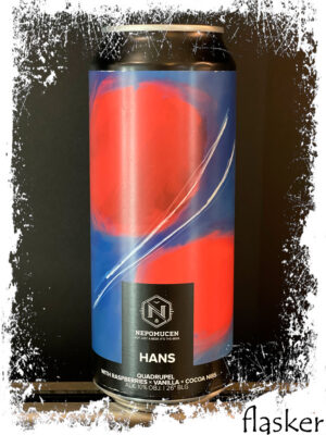 Nepomucen - HANS, Quadrupel with RaspberriexVanillaxCocoa Nibs, 10% 500ml (банка)