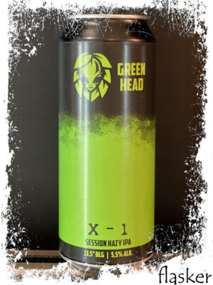 Green Head - X 1 Session Hazy IPA, 5.5% 500ml  (банка)