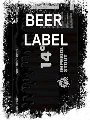 PM Beerlabel:  Imperial Stout 14 (5 одиниць одного виду)