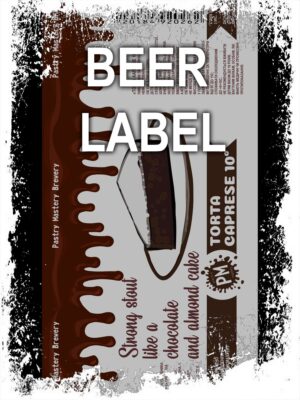 Beerlabel:  PM torta Caprese (5 одиниць одного виду)