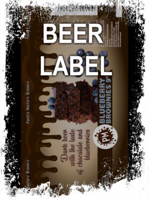 Beerlabel:  PM Blueberry Brownies 9 (5 одиниць одного виду)