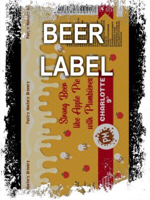 Beerlabel:  PM Charlotte 9 (5 одиниць одного виду)