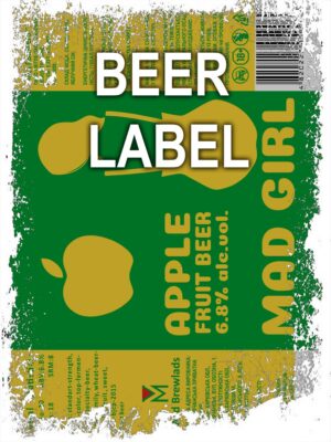Beerlabel: Mad Girl  Apple 6 (5 одиниць одного виду)