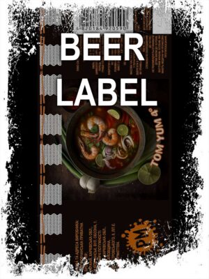 Beerlabel:  PM Tom Yum (v2{nodle}) (5 одиниць одного виду)