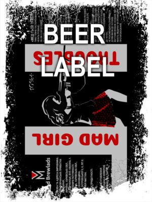 Beerlabel:  Mad Girl Troubles (5 одиниць одного виду)