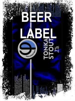 Beerlabel: Philosopher Tonka Stout 7 (5 одиниць одного виду)