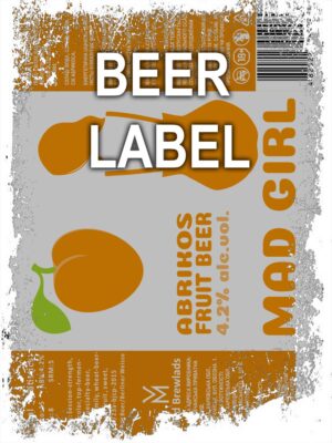 Beerlabel: Mad Girl Abrikos (5 одиниць одного виду)