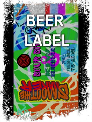 Beerlabel: Smoothiemaker Kiwi & Blueberry (5 одиниць одного виду)