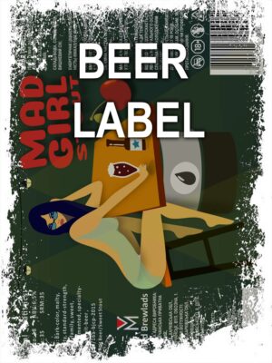 Beerlabel: Mad Girl Stout Cherry (5 одиниць одного виду)