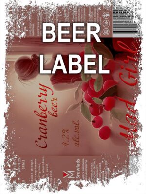 Beerlabel: Mad Girl Cranberry 4 (5 одиниць одного виду)