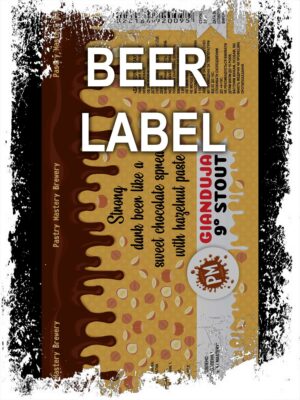 Beerlabel:  PM Gianduja Stout 9 (5 одиниць одного виду)