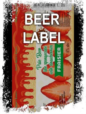 Beerlabel:  PM Fraisier 6 (5 одиниць одного виду)