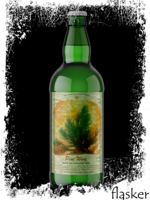 pH Pine Wine 8%  White Resinated Wine 500ml