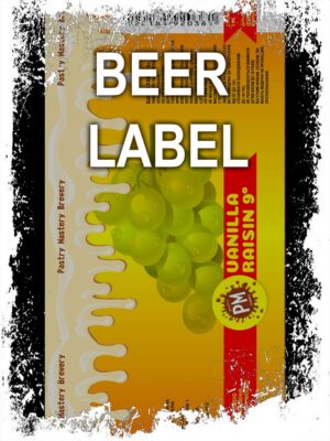 Beerlabel:  PM Vanilla Raisin 9 (5 одиниць одного виду)