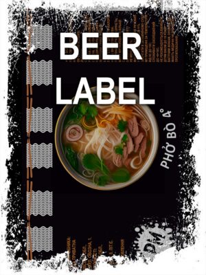 Beerlabel:  PM Pho Bo (v2) (5 одиниць одного виду)