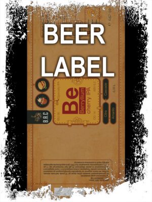Beerlabel (#150623): BAC Brew Berrylium Cherry IPA (5 одиниць одного виду)