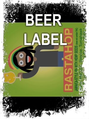 Beerlabel: Rastahop (5 одиниць одного виду)