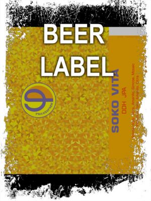 Beerlabel: Philosopher Soko Vita 330ml (5 одиниць одного виду)