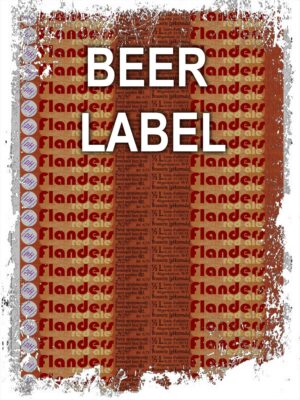 Collerette: pH Flanders Red Ale - Аркуш А4 (нерозрізані  кольєретки, 21шт)