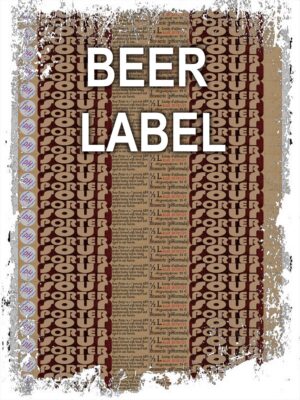 Collerette: pH Sour Porter - Аркуш А4 (нерозрізані  кольєретки, 21шт)