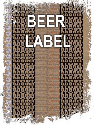 Collerette: pH Barrel Stout - Аркуш А4 (нерозрізані  кольєретки, 21шт)