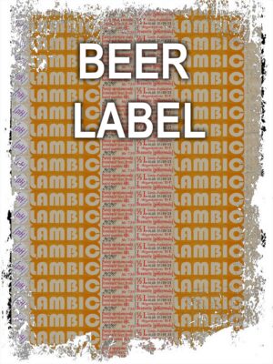 Collerette: pH Lambic - Аркуш А4 (нерозрізані  кольєретки, 21шт)