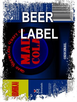 Beerlabel: Mad Cola (v1) (5 одиниць одного виду)