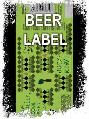 Beerlabel: Flasker Jucy Kiwi (5 одиниць одного виду)