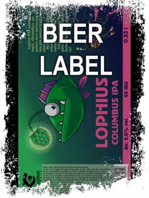 Beerlabel: Goldfish Lophius Centennial IPA  (5 одиниць одного виду)