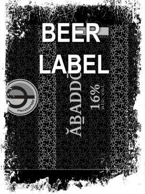 Beerlabel: Philosopher Abaddon 16 (5 одиниць одного виду)