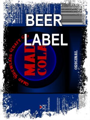 Beerlabel: Mad Cola (v2) (5 одиниць одного виду)