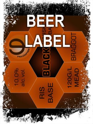 Beerlabel: Philosopher Black Braggot (5 одиниць одного виду)