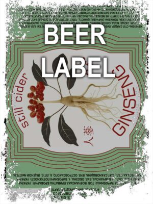 Beerlabel: Ginseng Still Cider (5 одиниць одного виду)
