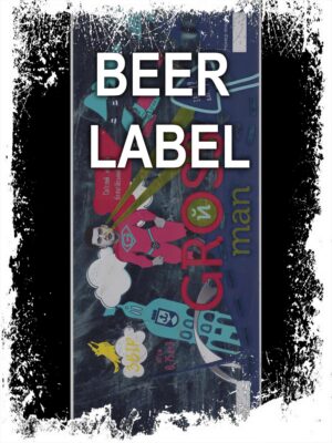 Beerlabel: Звір GRO[й]SSman (5 одиниць одного виду)