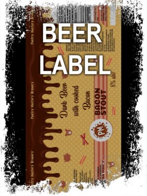 Beerlabel: PM Bacon Stout (5 одиниць одного виду)