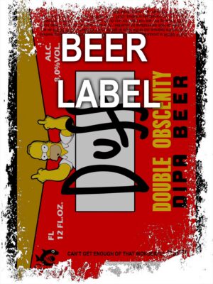 Beerlabel: Goldfish Duff DIPA  (5 одиниць одного виду)