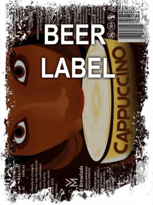 Beerlabel: Cappuccino {no eyebrows} (5 одиниць одного виду)