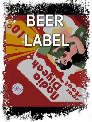 Beerlabel: ph Nadia Diyeah (5 одиниць одного виду)