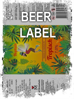 Beerlabel: Hoptuin Tropisch (5 одиниць одного виду)