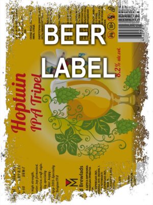 Beerlabel: Hoptuin IPA Tripel (5 одиниць одного виду)