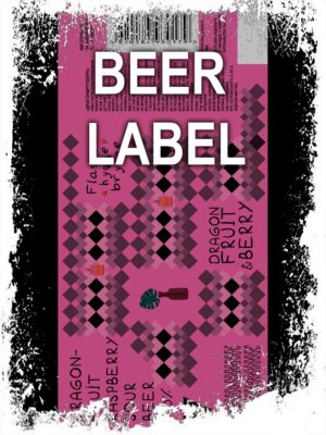 Beerlabel: Flasker Dragon Fruit & Berry (5 одиниць одного виду)